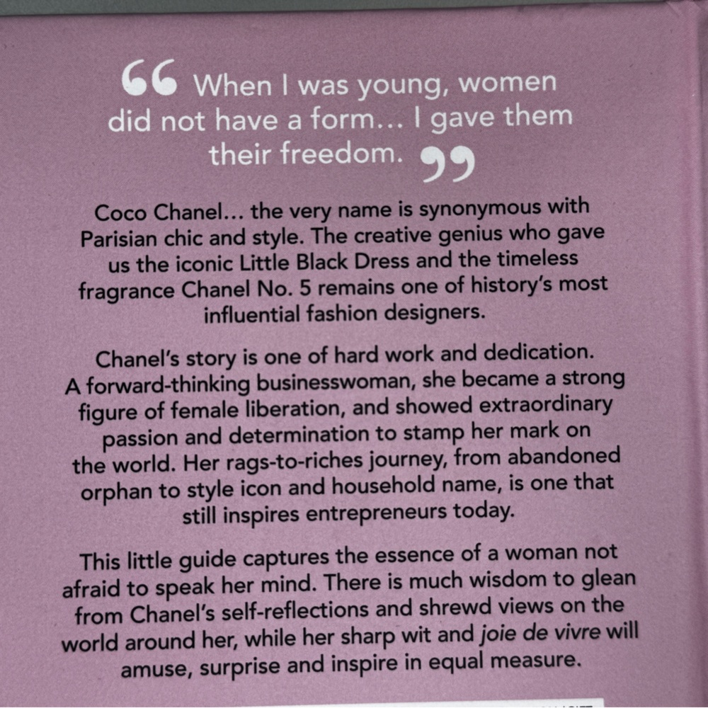 Coco Chanel Pink Mini Book - Picture 4 of 4